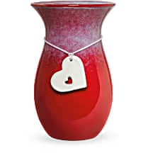Vase à bouquet cœur charmant de Teleflora