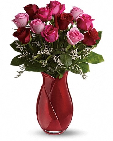 Bouquet Say I Love You de Teleflora - Bouquet douzaine de roses