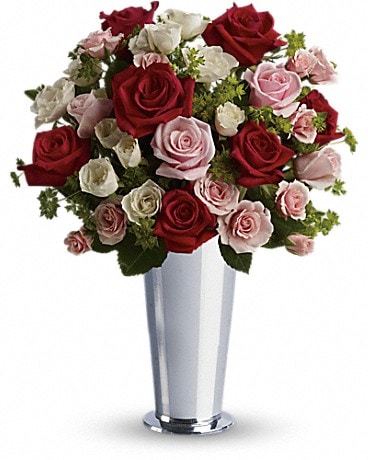 Bouquet Roses Lettre d'amour