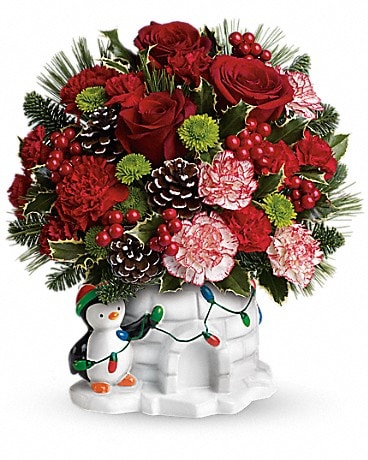 Envoyer une coupe de Noël Hug® par Teleflora Bouquet