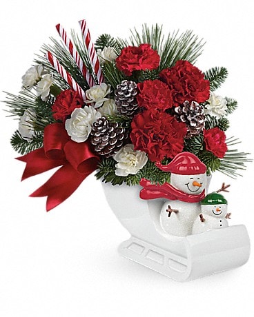 Envoyer un trajet en traîneau ouvert Hug® par Teleflora Bouquet