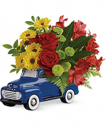 Bouquet Camionnette Ford Jours de gloire de Teleflora