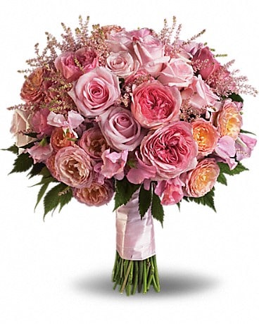 Bouquet de fleurs Jardin de roses roses