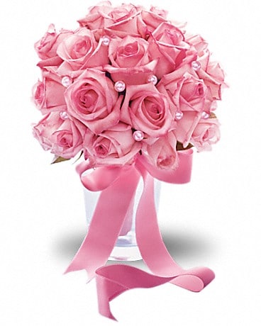 Bouquet de fleurs Sorbet rose