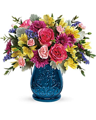 Bouquet de fleurs Éclat de bleu de Teleflora