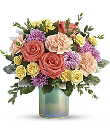 Bouquet de fleurs Pastel scintillant de Teleflora