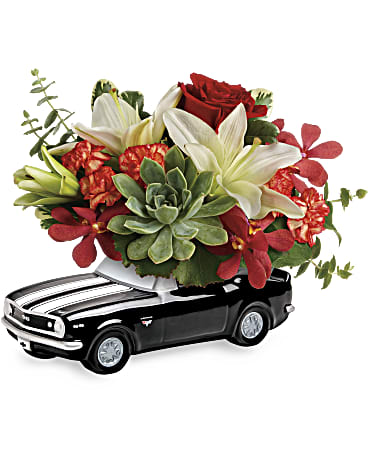 Bouquet fleuri Chevy Camaro de Teleflora