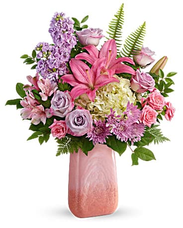 Bouquet de fleurs Pastels plaisants de Teleflora