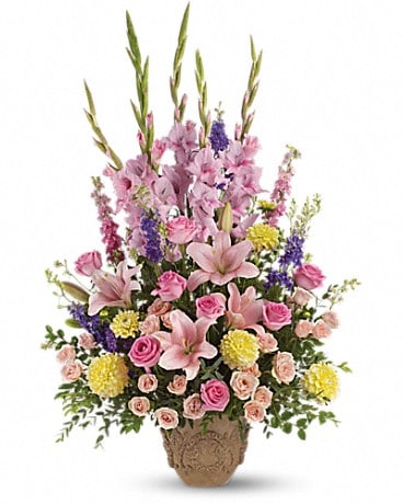 Arrangement floral bouquet Harmonisation verticale de Teleflora