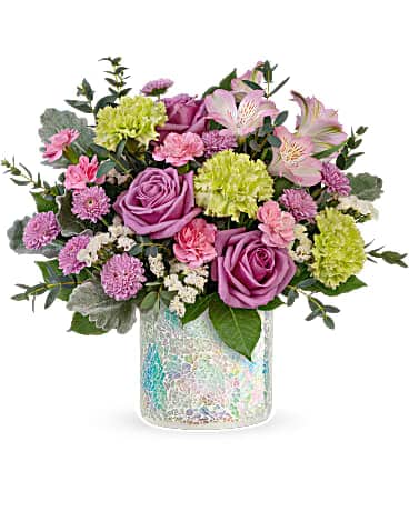 Bouquet de fleurs Iridescence irrésistible de Teleflora