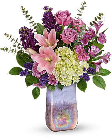 Bouquet de fleurs Tourbillons violets de Teleflora
