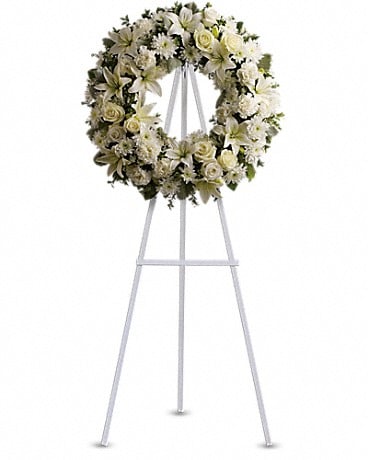 Sérénité couronne de fleurs. Sympathie arrangement floral de T239-3A