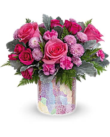 Bouquet Bouquet Radiantly Rosy de Teleflora