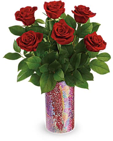 Bouquet moderne rose de Teleflora