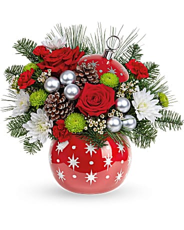 Bouquet de Noël lumineux de Teleflora