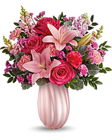 Bouquet Rosy Swirls de Teleflora
