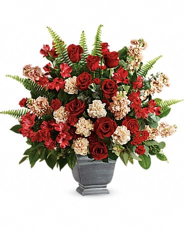 Arrangement floral et bouquet Hommage audacieux de Teleflora