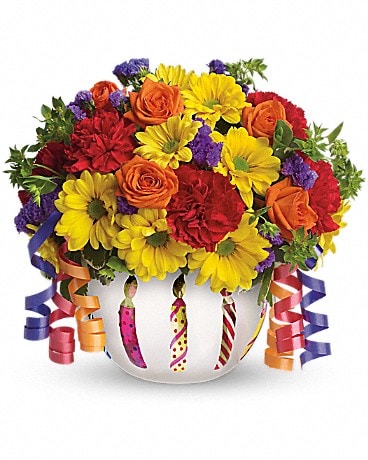 Bouquet Super fleurs d'anniversaire de naissance de Teleflora