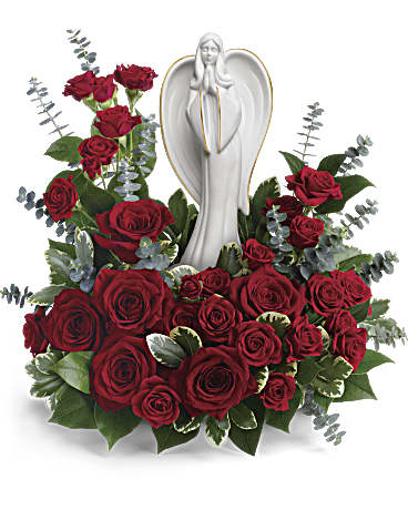 Arrangement floral et bouquet Notre ange pour toujours de Teleflora