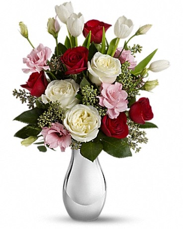 Bouquet Amour pour toujours avec roses rouges de Teleflora