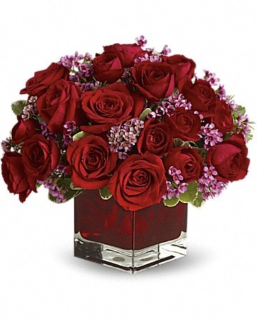 Bouquet À jamais de Teleflora - 18 bouquet de roses rouges