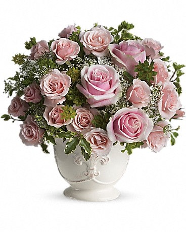 Arrangement floral Roses roses parisiennes de Teleflora