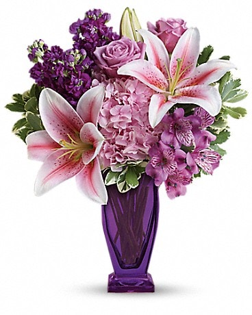 Bouquet Violette rougissante de Teleflora