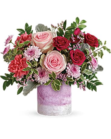 Bouquet de fleurs Rose délavé de Teleflora