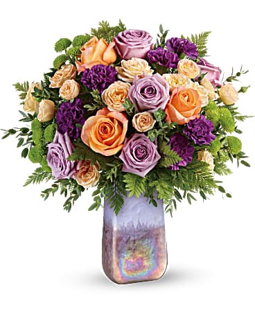 Bouquet de fleurs Lever de soleil améthyste de Teleflora