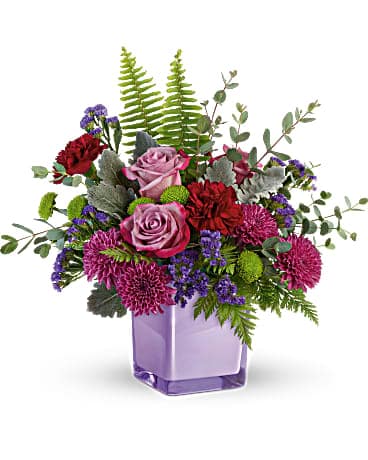Bouquet violet Serenity. TEV59-6A Bouquet