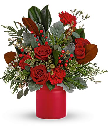 Bouquet de fleurs Noël sauvage et merveilleux de Teleflora