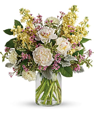 Bouquet de pivoine Serene Spring .-TSP06-1A Bouquet
