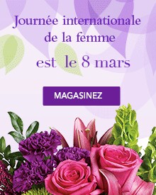 Livraison de fleurs pour la Journée internationale de la femme - Envoyer des fleurs pour la Journée internationale de la femme 