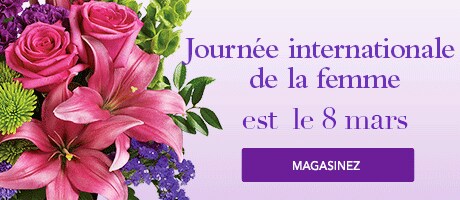 Livraison de fleurs pour la Journée internationale de la femme - Envoyer des fleurs pour la Journée internationale de la femme
