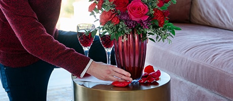 Roses du jour de petit Valentine de bannière de page d'accueil - la livraison de roses du jour de Valentine