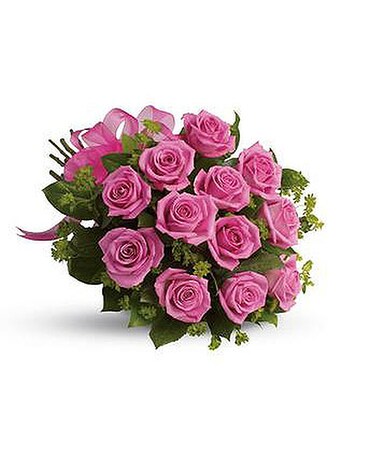 12 Disposition des fleurs roses 50 cm