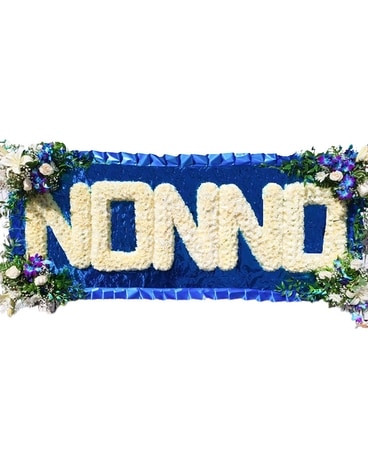 Organisation des funérailles bleues à signes sans fleurs