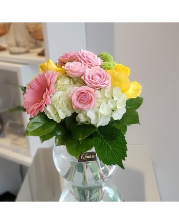 bouquet gracieux fleur arrangement floral
