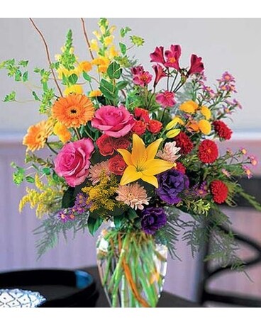 Classique dans une composition florale de vase