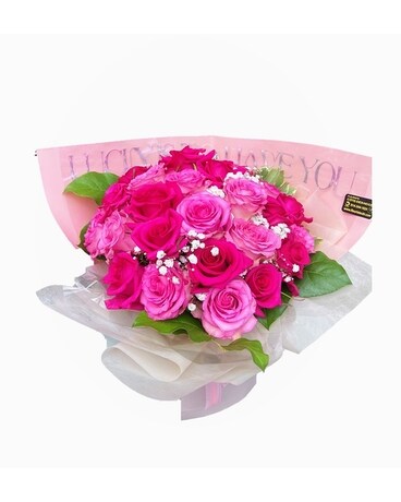 Jolie bouquet rose