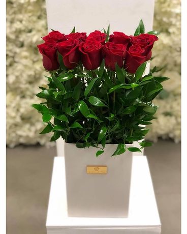 Classico rouge fleur arrangement floral
