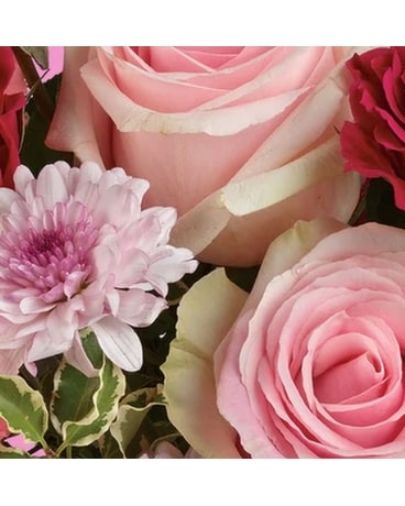 Choix du fleuriste rose / rose au choix du designer Bouquet